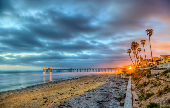 A beach in San Diego, California